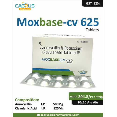MOXBASE-CV 625 TABLETS