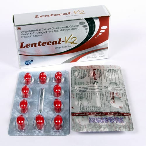 LENTECAL-K2 SoftGel Capsules