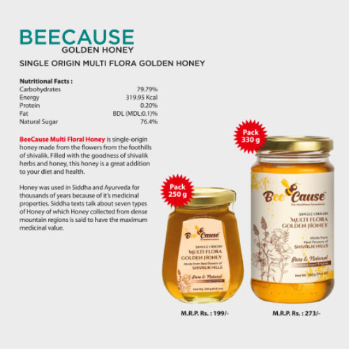 BEECAUSE GOLDEN Honey
