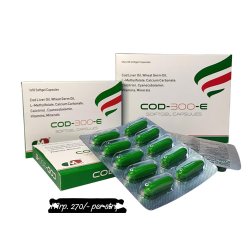 COD-300-E SOFTGEL CAPSULES