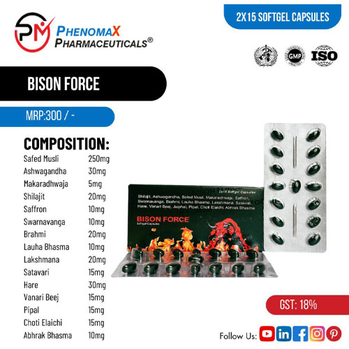 BISON FORCE SOFTGEL CAPSULES 