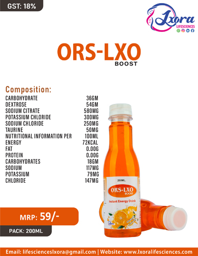 ORS-LXO BOOST Energy Drink