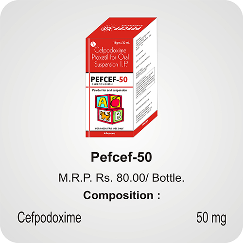 Pefcef 50 Dry Syrup