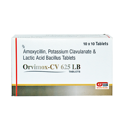ORVIMOX-CV 625LB Tab.