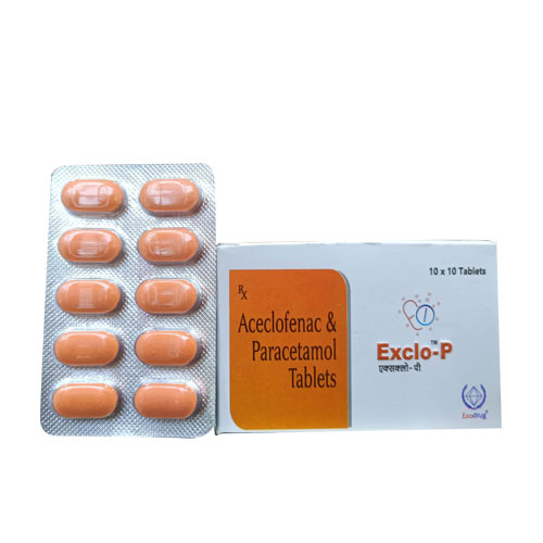 Aceclofenac 100mg + Paracetamol 325mg Tablets