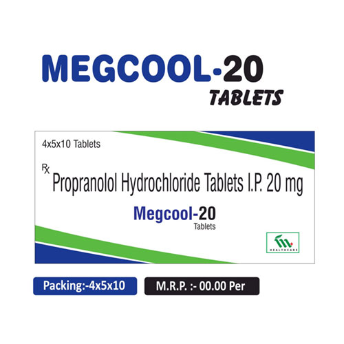 Propranolol Hydrochloride 20mg Tablets
