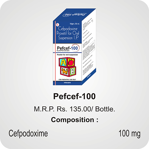 Pefcef 100 Dry Syrup