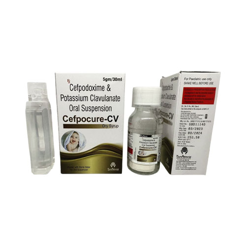 CEFPOCURE-CV DRY SYRUP GLASS BOTTLE