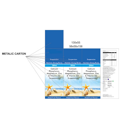 Calcium Aspartate + Pyridoxal-5-Phosphate +Cyanocobalamin + L-Methylfolate + Vitamin K2- 7 Syrup
