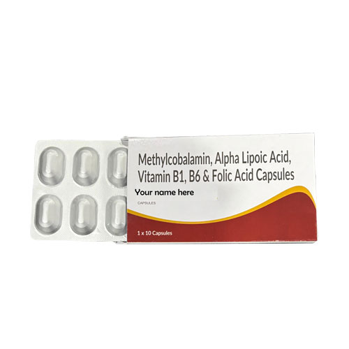 Methylcobalamin+ Alpha lipoic Acid+ Vitamin B1+ B6+ Folic Acid Capsules