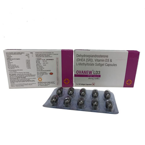 Dehydroepiandrosterone + Vitamin D3 +  L-methylfolate Sofgel Capsules