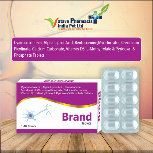 Cyanocobalamin 1500 Mcg + Alpha Lipoic Acid 100 Mg + Folic Acid 1.5 Mg + Thiamine Hcl 10 Mg + Pyrido