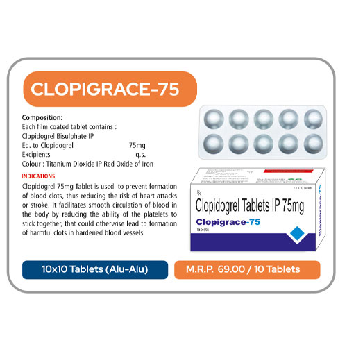 CLOPIGRACE-75 TABLETS