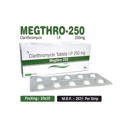 Clarithromycin 250mg Tablets