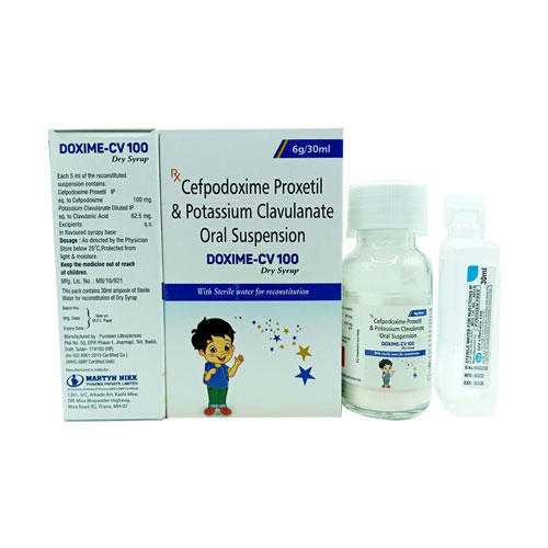 DOXIME-CV 100 DRY SYRUP