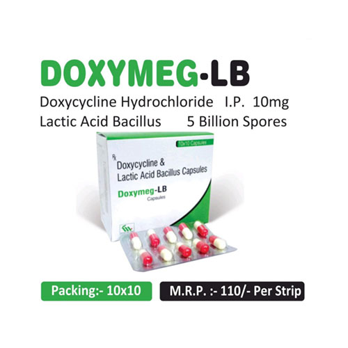DOXYCYCLINE + LACTO BASCILLUS CAPSULES