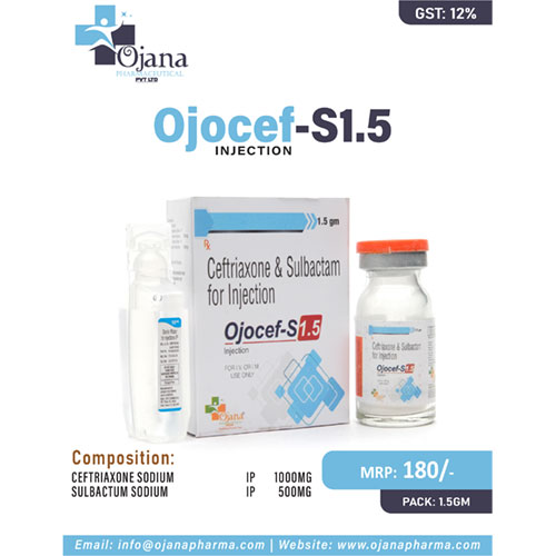Ojocef-S 1.5gm Injection