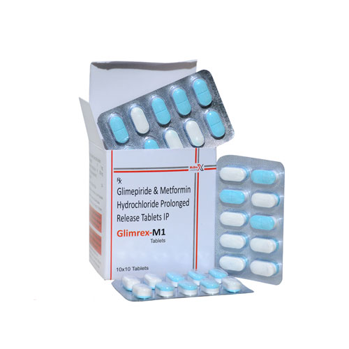 Glimepiride 1MG + Metformin PR 500MG TABLETS