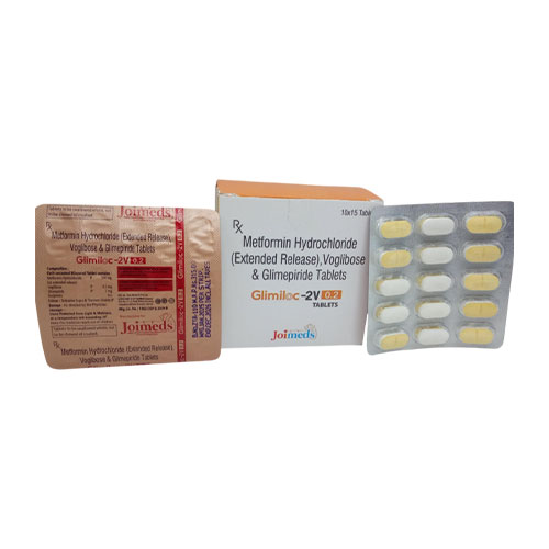 Glimepiride 2mg + Metformin Hydrochloride 500mg + Voglibose 0.2 TABLETS