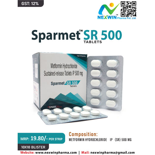SPARMET-SR 500 TABLETS