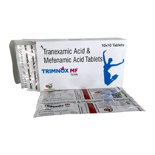 Tranexamic acid 500Mg + Mefenamic acid  250Mg Tablets