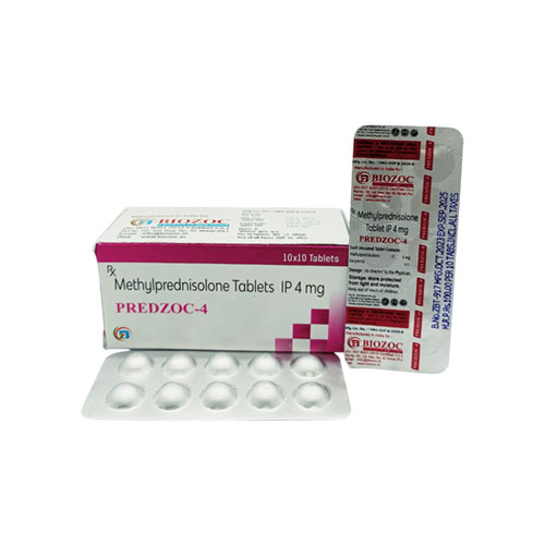 METHYLPREDNISOLONE IP 4MG TABLETS