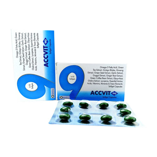 Omega-3 Fatty Acid Green Tea Extract+ Ginkgo + Ginseng Extract+ Grape Seed Extract Softgel Capsules 