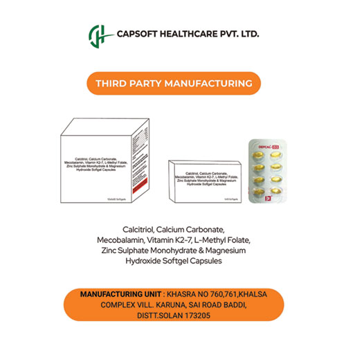 Calcitriol IP 0.25 mcg + Calcium Carbonate IP 1250 mg + Mecobalamin IP 1500 mcg + Vitamin K2-7 45 mc