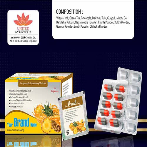 Vilayati+ Imli+ Green Tea +Pineapple +Dalchinni +Tulsi + Guggul +Methi Gul+ Banafsa Kokum Tablets