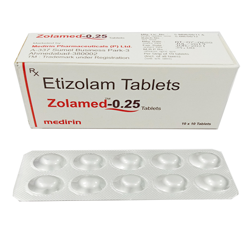 ZOLAMED-0.25 Tablets