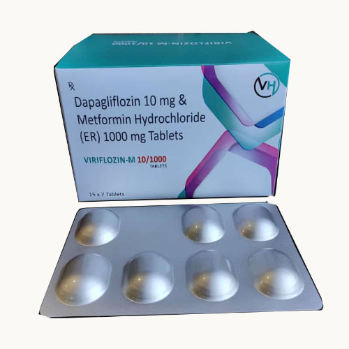 VIRIFLOZIN-M 10/1000 Tablets