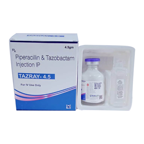 Piperacillin 1000 mg/ 2000 mg /4000mg + Tazobactam 125mg / 250 mg / 500 mg Dry Injection
