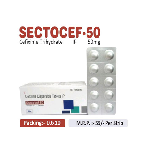 Cefixime 50mg Tablets