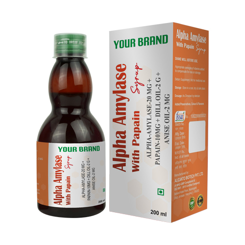 Alpha Amylase + Anise Oil + Caraway Oil + Dill Oil + Pappain Syrup