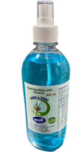 Pure And Cure Spray Bottle Hand Sanitizer 500ml