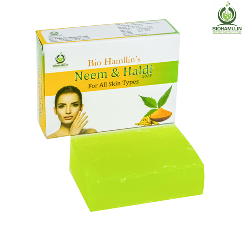 BIOHAMLLIN NEEM HALDI ALOEVERA Soap