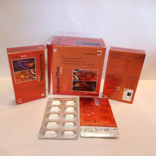 Calcium + Calcitriol + Vitamin B12 + Vitamin B6 + Folic Acid Tablets