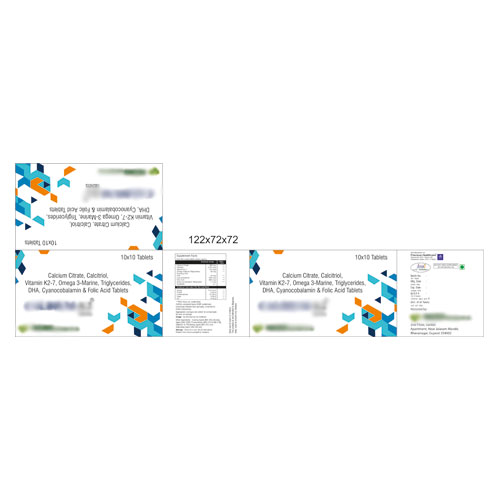 Vitamin K2-7 + Calcitriol + Calcium Carbonate + Magnesium + Zinc Tablets