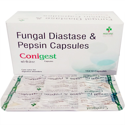 CONIGESTFUNGAL DIASTASE 18.75 MG & PEPSIN 12.50 MG CAPSULES (ENZYME CAP) Capsules