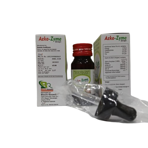 Alpha Amylase (1:800) 20 mg + Papain 5 mg + Anise oil 200 mg + Caraway oil 200 Oral Drops