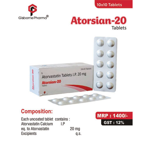 Atorsian-20 Tablets