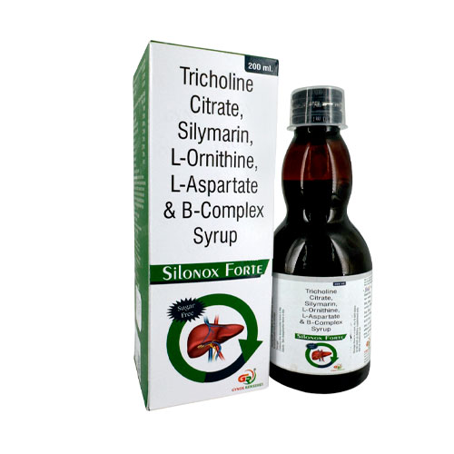 Silymarin 40% of 35Mg + L-Ornithine LAspartate 125Mg + Tricholine Citrate 65%  of 500Mg Syrups
