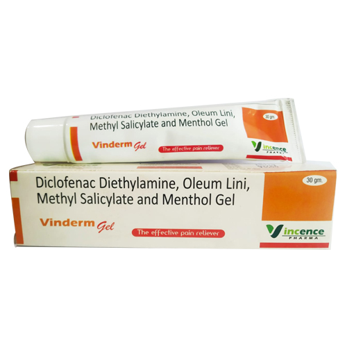 Diclofenac Diethyamine + Oleum Lini + Methyl Salicylate + Menthol Gel