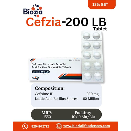 Cefzia-200 LB Tablets