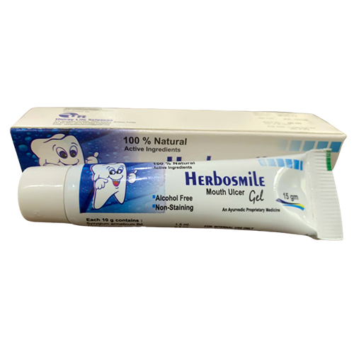 Herbosmile Mouth Ulcer Gel