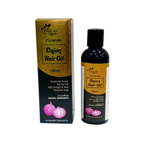 Vindcare Organics Premium Onion Hair Oil (100ml)