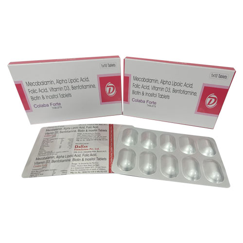 Methylcobalamin 1500 mcg + Alpha Liopic Acid 100mg + Folic Acid 1.5mg Tablets