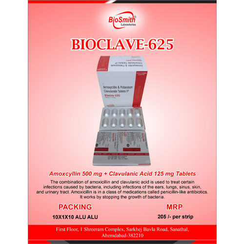 BIOCLAVE-625 TABLETS