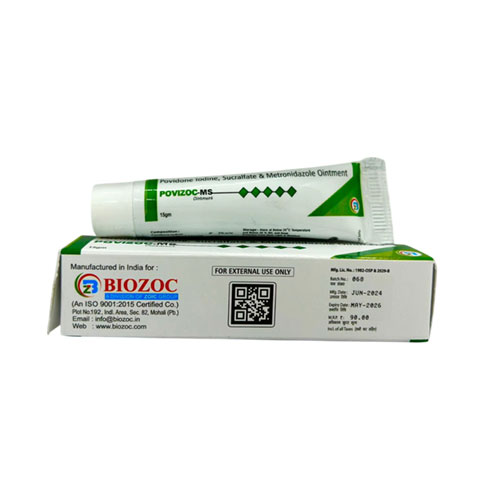 POVIDONE IODINE + SUCRALFATE + METRORNIDAZOLE OINTMENT