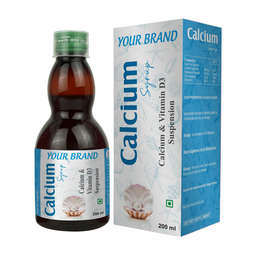 Calcium Carbonate + Magnesium Sulphate + Zinc Gluconate + Vitamin D3 Syrup